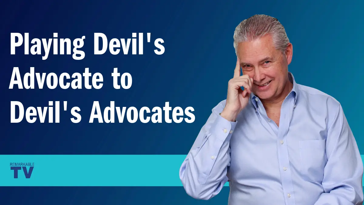 Playing Devils Advocate To Devils Advocates Remarkable Tv The