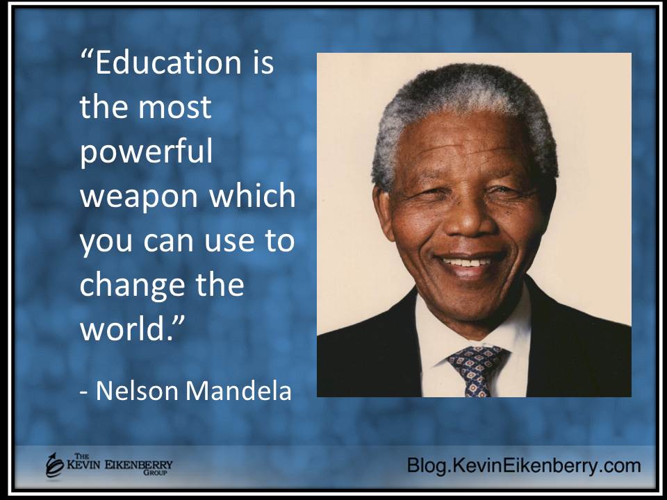 information about nelson mandela education