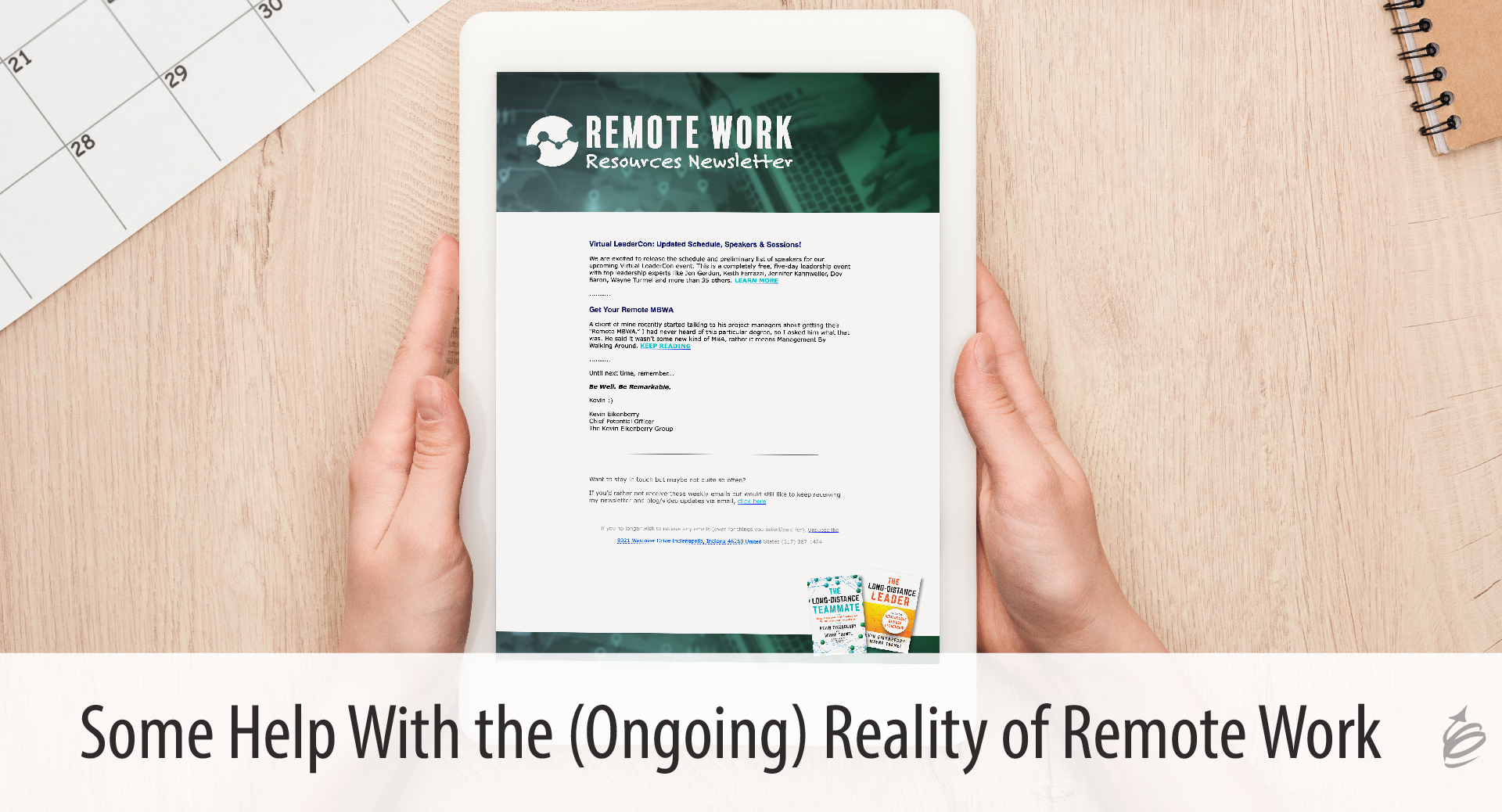 remote work newsletter